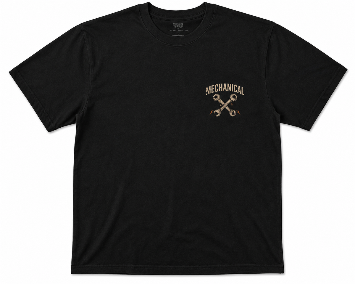 Mechanical Wrench Vintage Garage T-Shirt