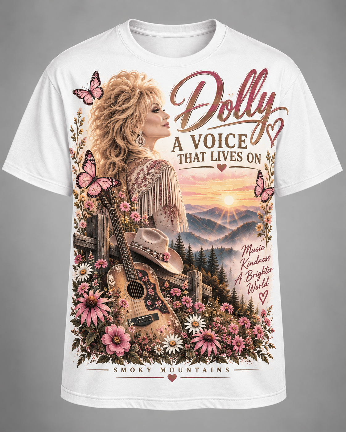 Forever in Our Hearts – A Voice That Lives On Country Tribute Tee
